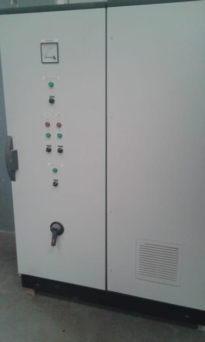 Electrical control cabinet for Barberan UV drying tunnel, rebuilt