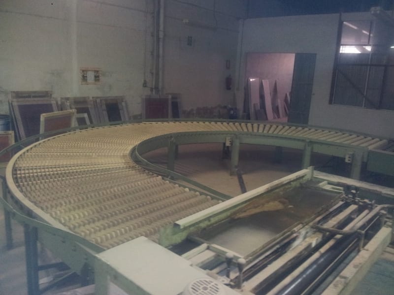 Barberan 180° motorised conveyor