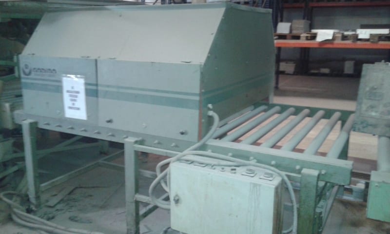 IR lamp drying tunnel