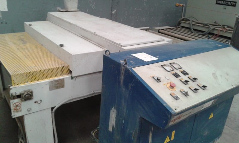 Cefla-Sorbini 2-lamp UV drying tunnel with control cabinet