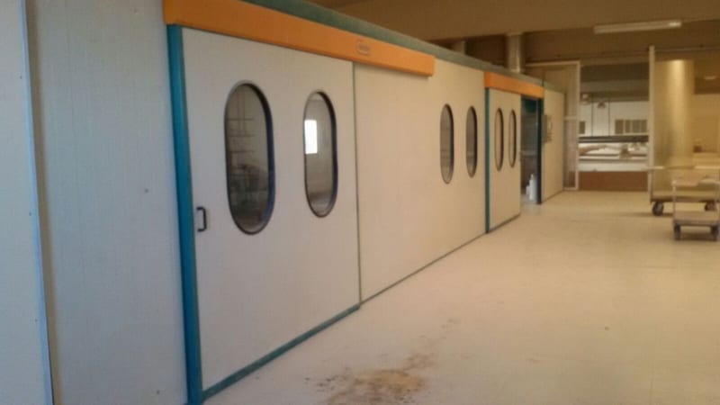 Cabinser pressurised drying booth